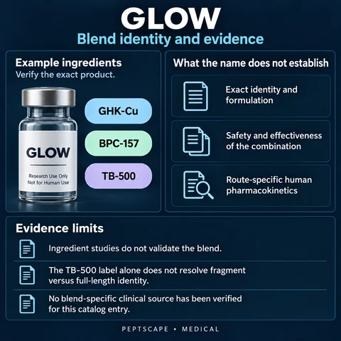 GLOW: Medical scientific diagram. Open full size to read labels; evidence and limitations appear in the profile.