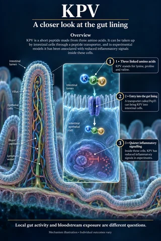 KPV: Overview scientific diagram. Open full size to read labels; evidence and limitations appear in the profile.