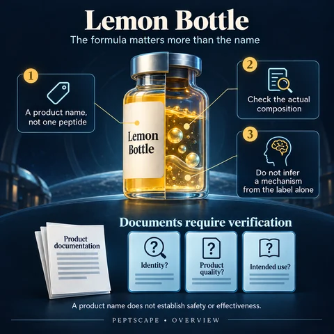 Lemon Bottle: Overview scientific diagram. Open full size to read labels; evidence and limitations appear in the profile.