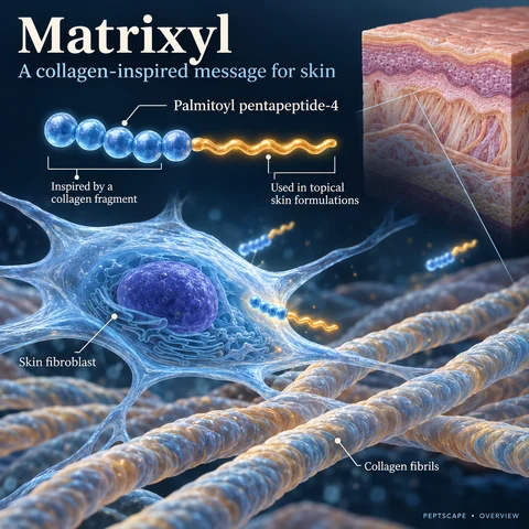 Matrixyl: Overview scientific diagram. Open full size to read labels; evidence and limitations appear in the profile.