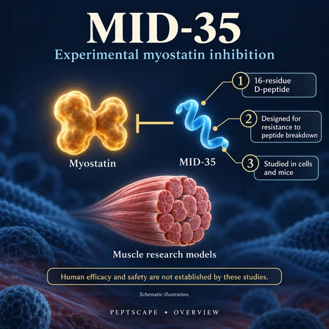 MID-35: Overview scientific diagram. Open full size to read labels; evidence and limitations appear in the profile.