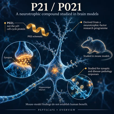 P21 / P021: Overview scientific diagram. Open full size to read labels; evidence and limitations appear in the profile.