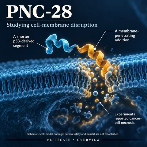 PNC-28: Overview scientific diagram. Open full size to read labels; evidence and limitations appear in the profile.